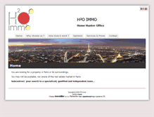 Tablet Screenshot of h2o-immo.fr